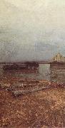 Isaac Levitan Flood Waters oil on canvas